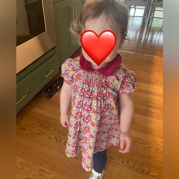 Petit Peony Liberty Print toddler outfit - Picture 4 of 4